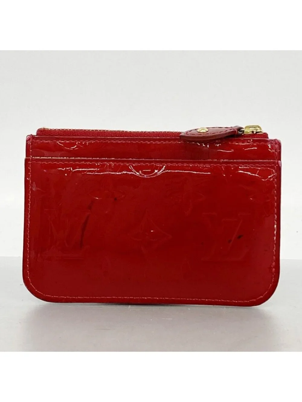 Louis Vuitton Coin Case Vernis Pochette Cles NM Pomme D'amour